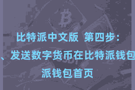 比特派中文版  第四步:经受、发送数字货币在比特派钱包首页