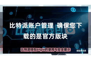 比特派账户管理  确保您下载的是官方版块